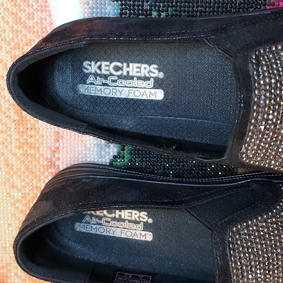 Womens Skechers Double Up Shiny Dancer - Picture 6 of 11